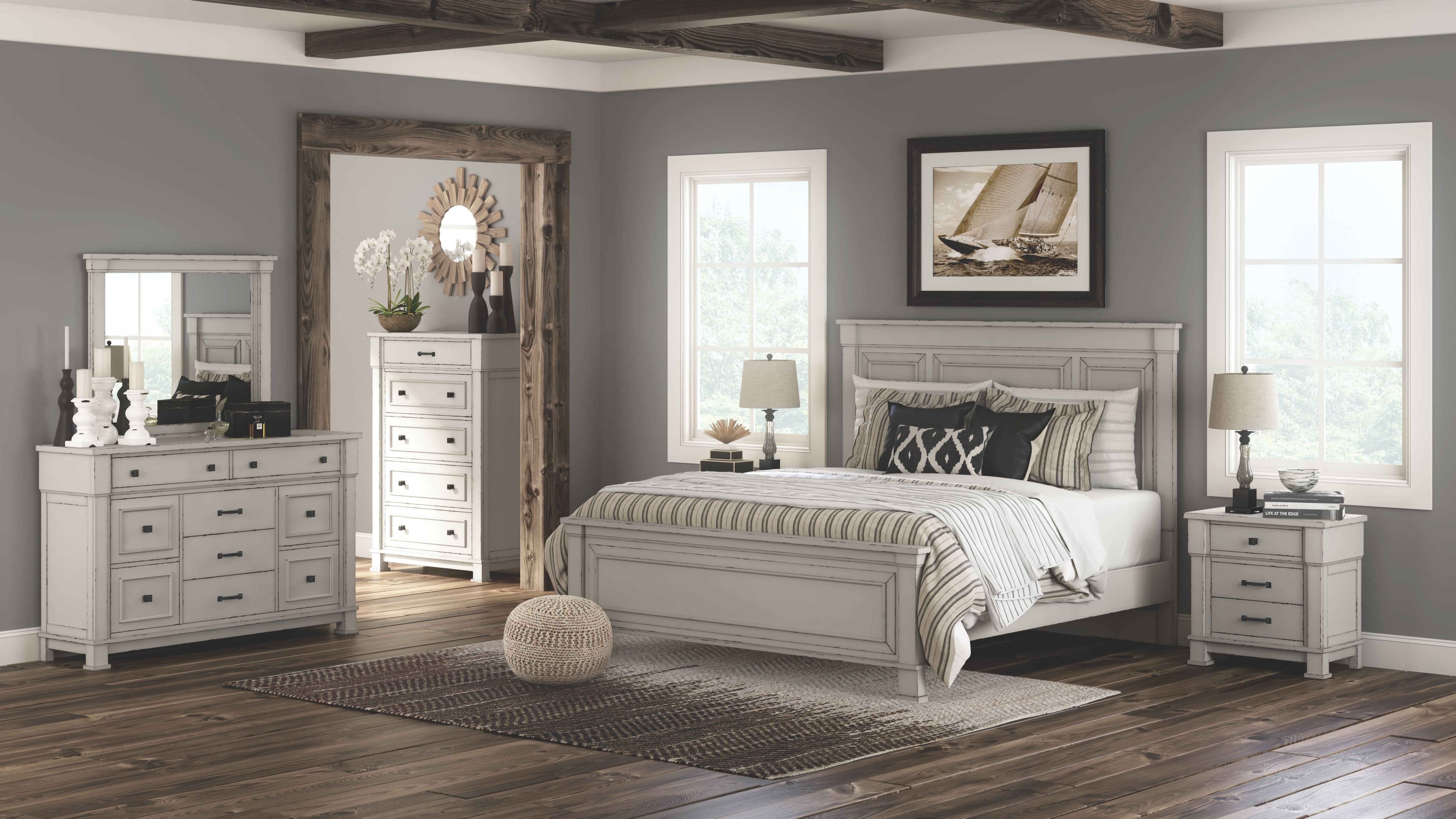 Ashley Bedroom 5 Piece California King Panel Bed Set B642-31-36-58-56-94