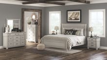 Ashley Bedroom 5 Piece King Panel Bed Set B642-31-36-58-56-97