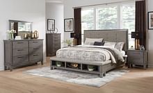 Ashley Bedroom 7 Piece King Panel Bed With Storage Set B649-31-36-58-56-97-92-2