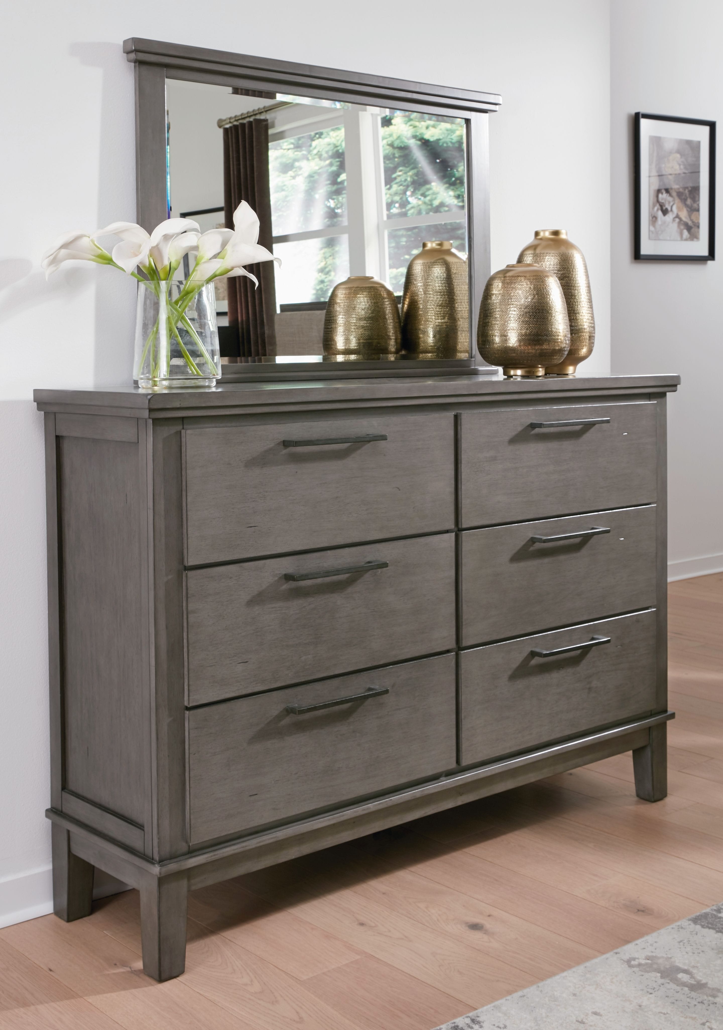 Ashley Bedroom Dresser and Mirror B649-31-36