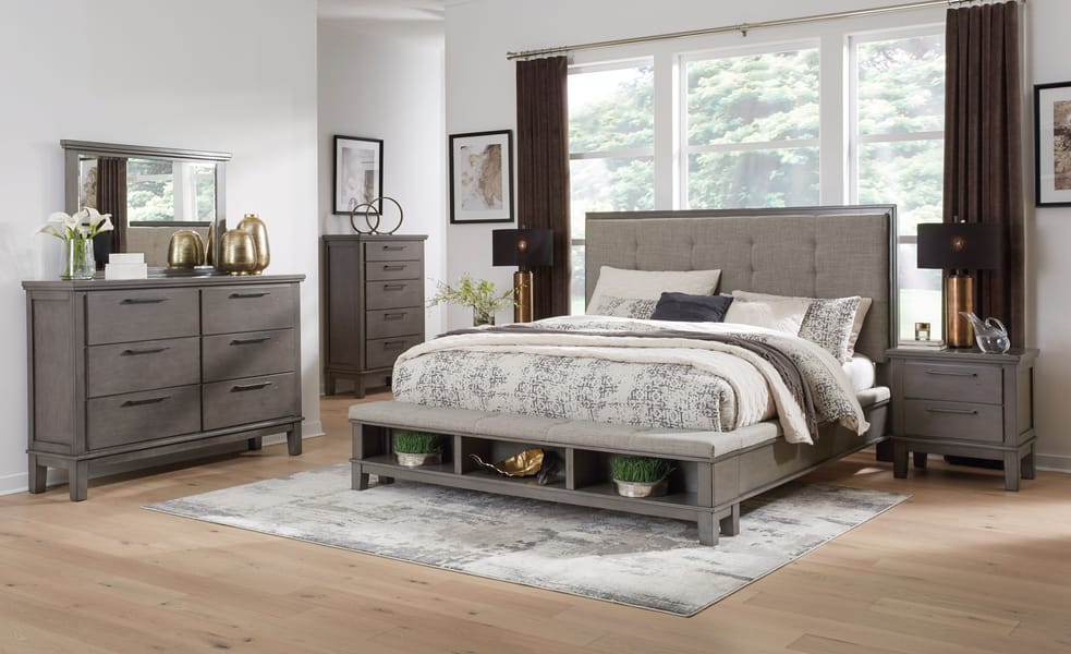 Ashley Bedroom Queen Panel Bed With Storage B649-57-54-96