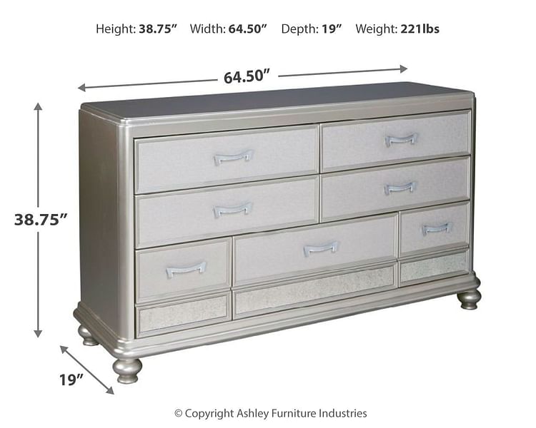 Ashley Bedroom 5 Piece Queen Panel Bed Set B650-31-136-46-177-174
