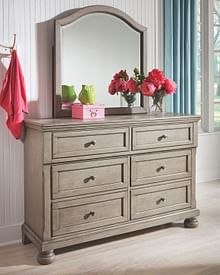 Ashley Bedroom Dresser and Mirror B733-21-26
