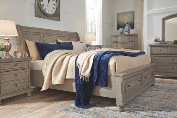 Ashley Bedroom 7 Piece Queen Sleigh Bedroom Set B733-31-36-77-74-98-92-2