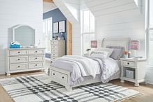 Ashley Bedroom 6 Piece Twin Sleigh Storage Bed Set B742-21-26-45-53-52S-183