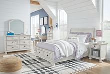 Ashley Bedroom 10 Piece Full Sleigh Storage Bed Set B742-21-26-45-87-84S-183-91-2-22-25