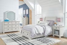 Ashley Bedroom 7 Piece Twin Sleigh Storage Bed Set B742-21-26-53-52S-183-91-2