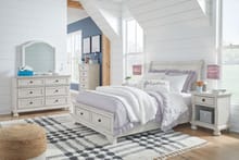 Ashley Bedroom 5 Piece Full Sleigh Storage Bed Set B742-21-26-87-84S-183