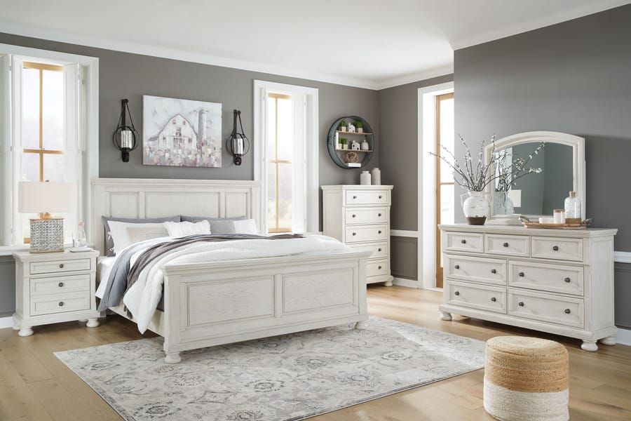 Ashley Bedroom 5 Piece California King Panel Bed Set B742-31-36-58-56-94