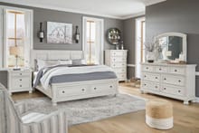 Ashley Bedroom 7 Piece California King Storage Sleigh Bed Set B742-31-36-78-76-95-92-2
