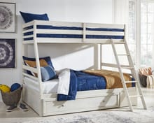 Ashley Bedroom Twin Over Full Bunk Bed With Storage B742-58P-58R-50