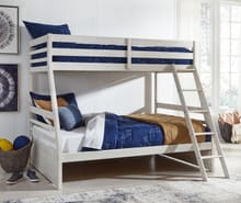 Ashley Bedroom Twin Over Full Bunk Bed B742-58P-58R