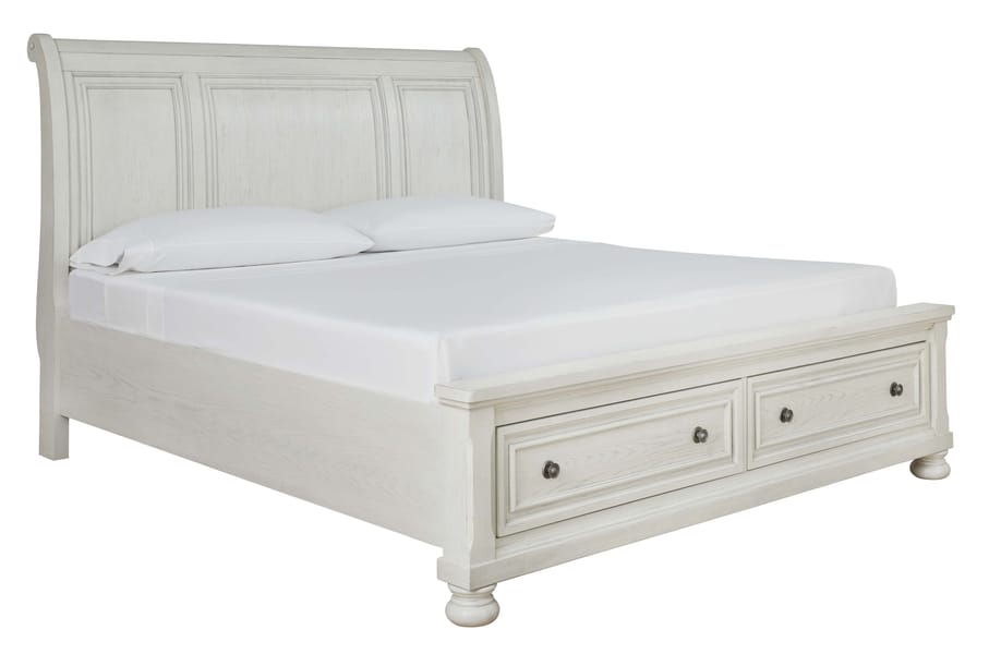 Ashley Bedroom California King Sleigh Bed with 2 Storage Drawers B742-78-76-95