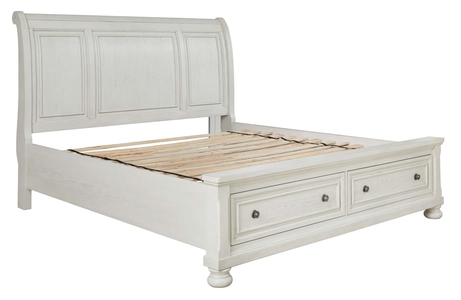 Ashley Bedroom California King Sleigh Bed with 2 Storage Drawers B742-78-76-95