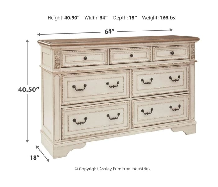 Ashley Bedroom 6 Piece King Upholstered Sleigh Bed Set B743-31-36-46-78-76-99