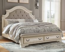 Ashley Bedroom King Upholstered Bed B743-58-56S-197