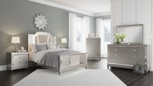 Ashley Bedroom 7 Piece Queen Upholstered Panel Bedroom Set B744-31-36-57-54-96-92-2