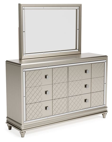 Ashley Bedroom Dresser and Mirror B744-31-36