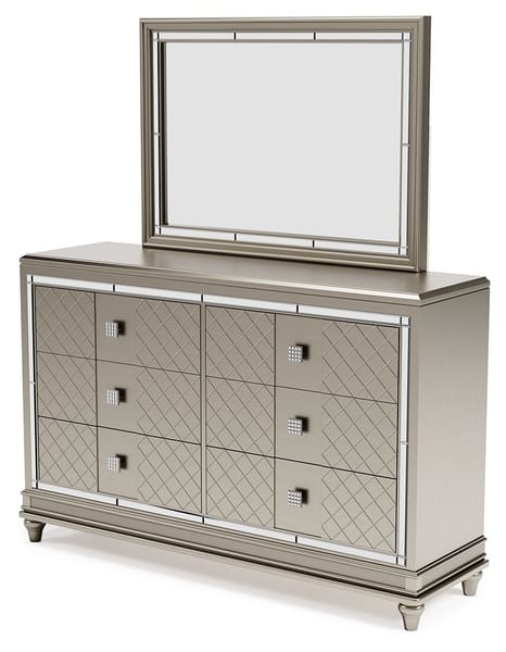 Ashley Bedroom Dresser and Mirror B744-31-36