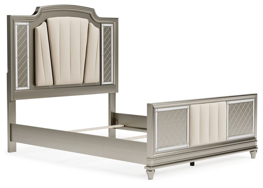 Ashley Bedroom Queen Upholstered Panel Bed B744-57-54-96