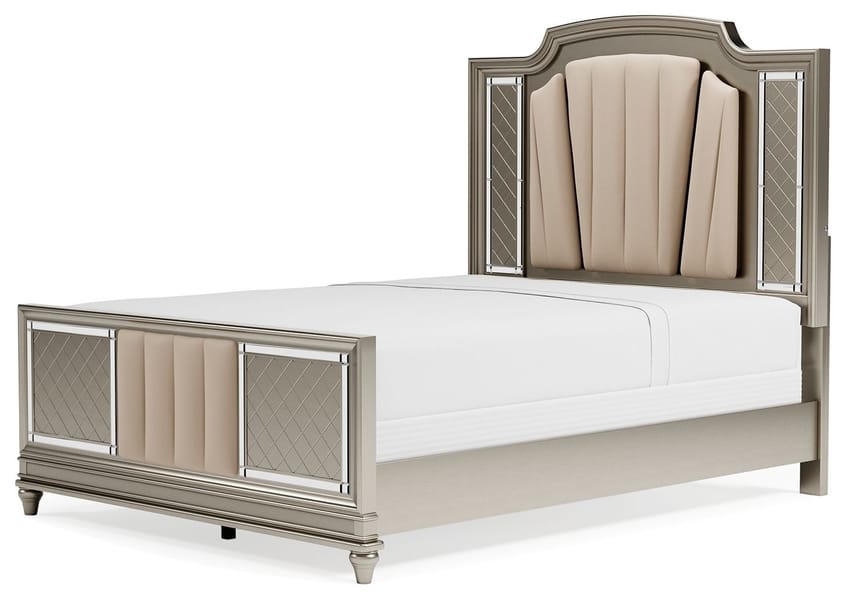 Ashley Bedroom Queen Upholstered Panel Bed B744-57-54-96