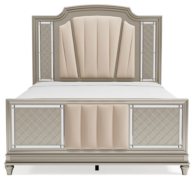 Ashley Bedroom Queen Upholstered Panel Bed B744-57-54-96