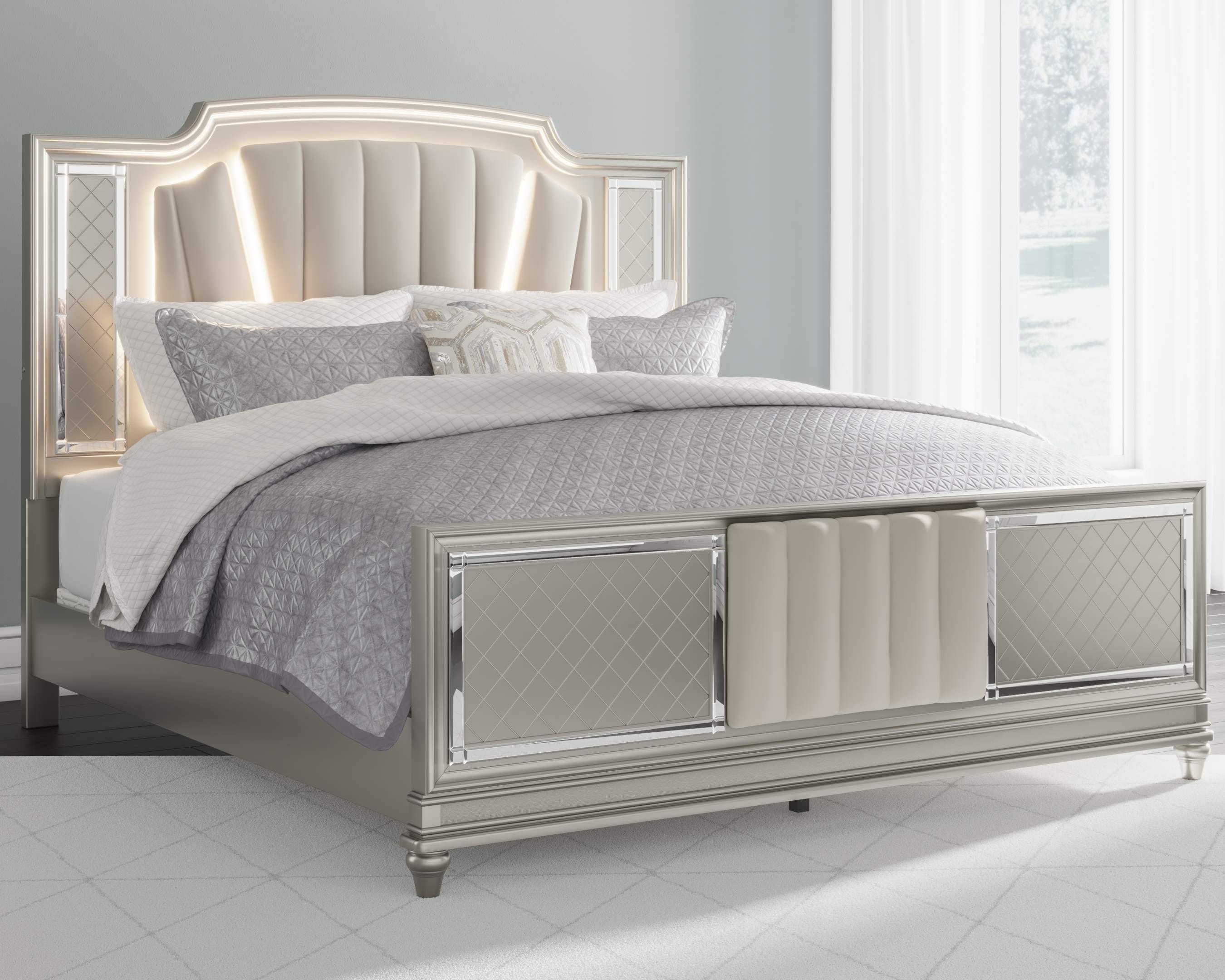 Ashley Bedroom California King Upholstered Panel B...