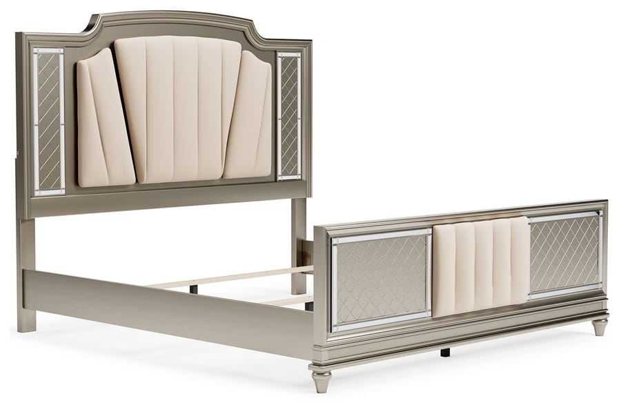Ashley Bedroom King Upholstered Panel Bed B744-58-56-97
