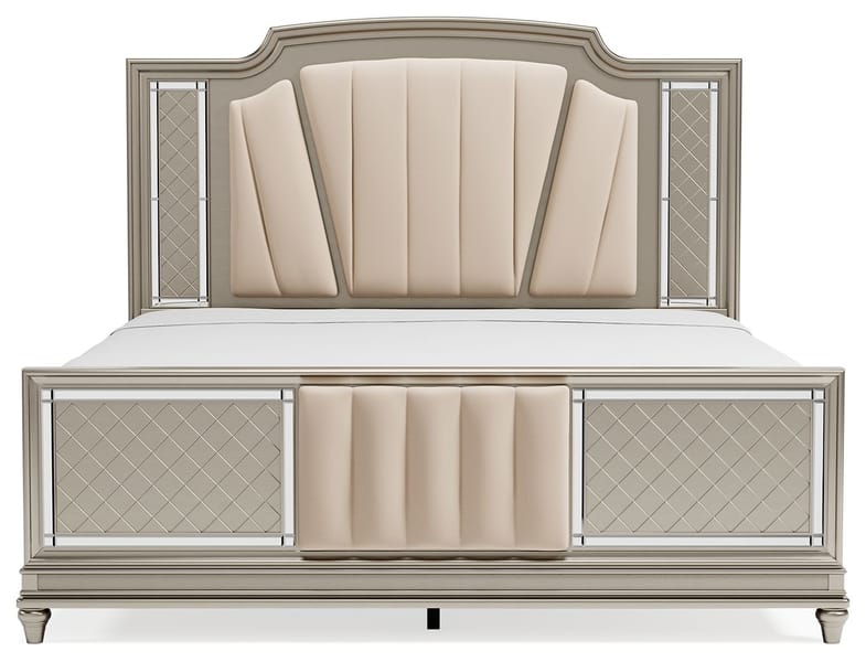 Ashley Bedroom King Upholstered Panel Bed B744-58-56-97