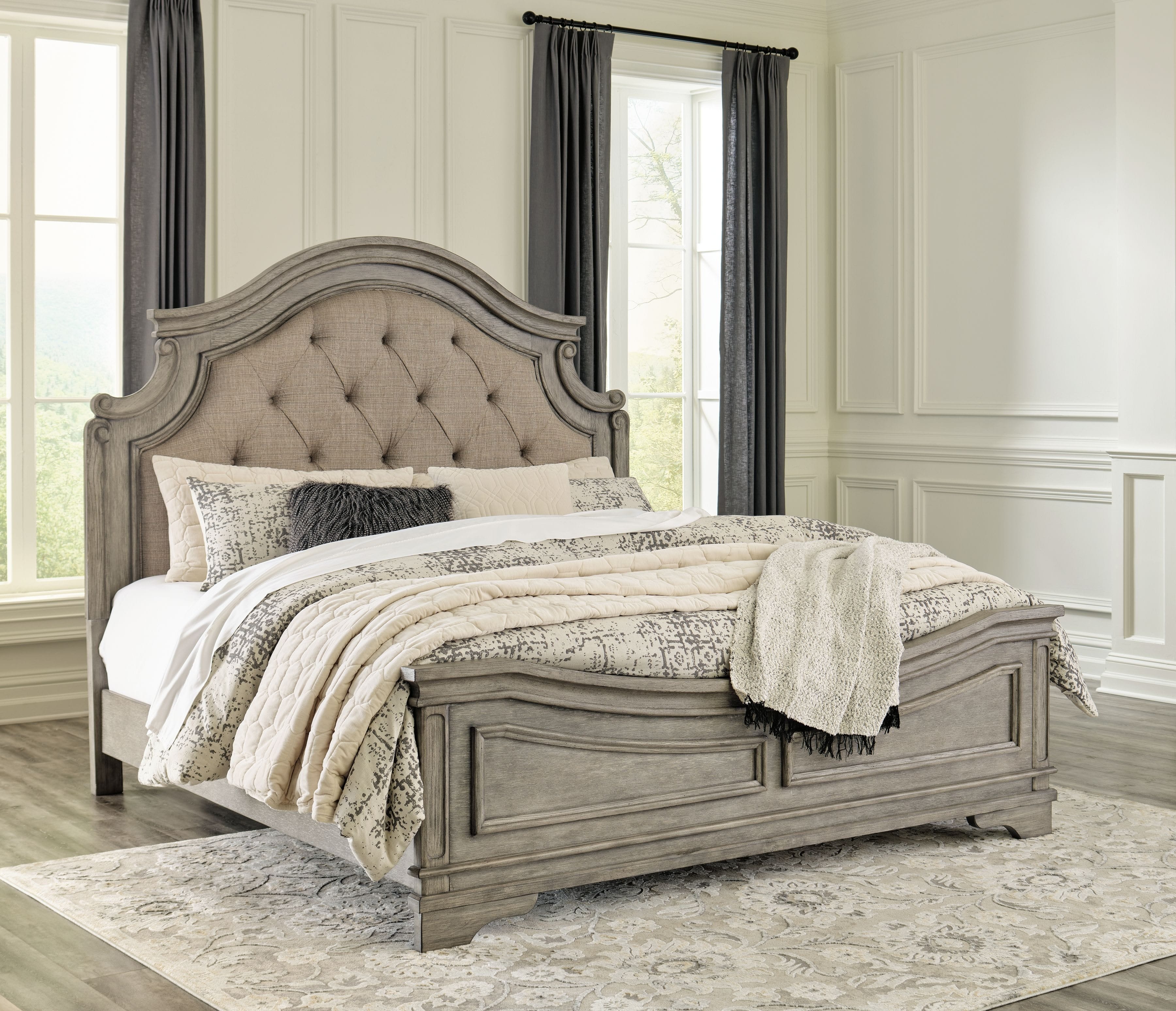 Ashley Bedroom California King Panel Bed B751-58-5...