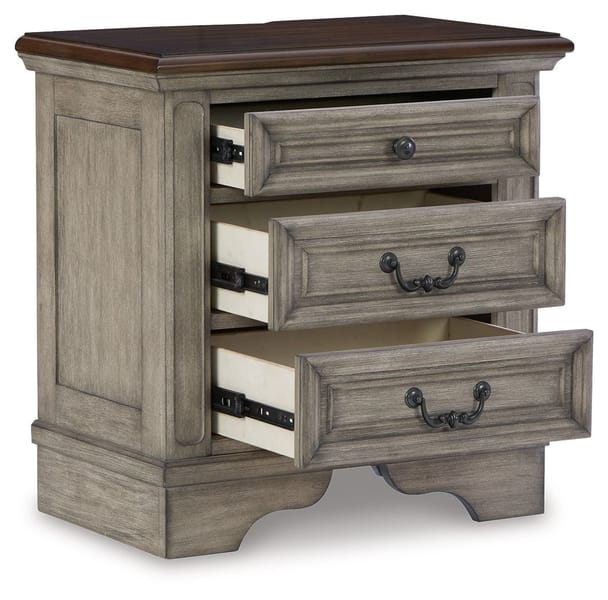 Ashley Bedroom Three Drawer Night Stand B751-93