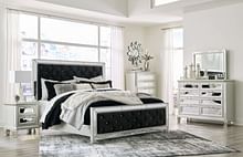 Ashley Bedroom 6 Piece Queen Upholstered Bed Set B758-31-36-46-57-54-96