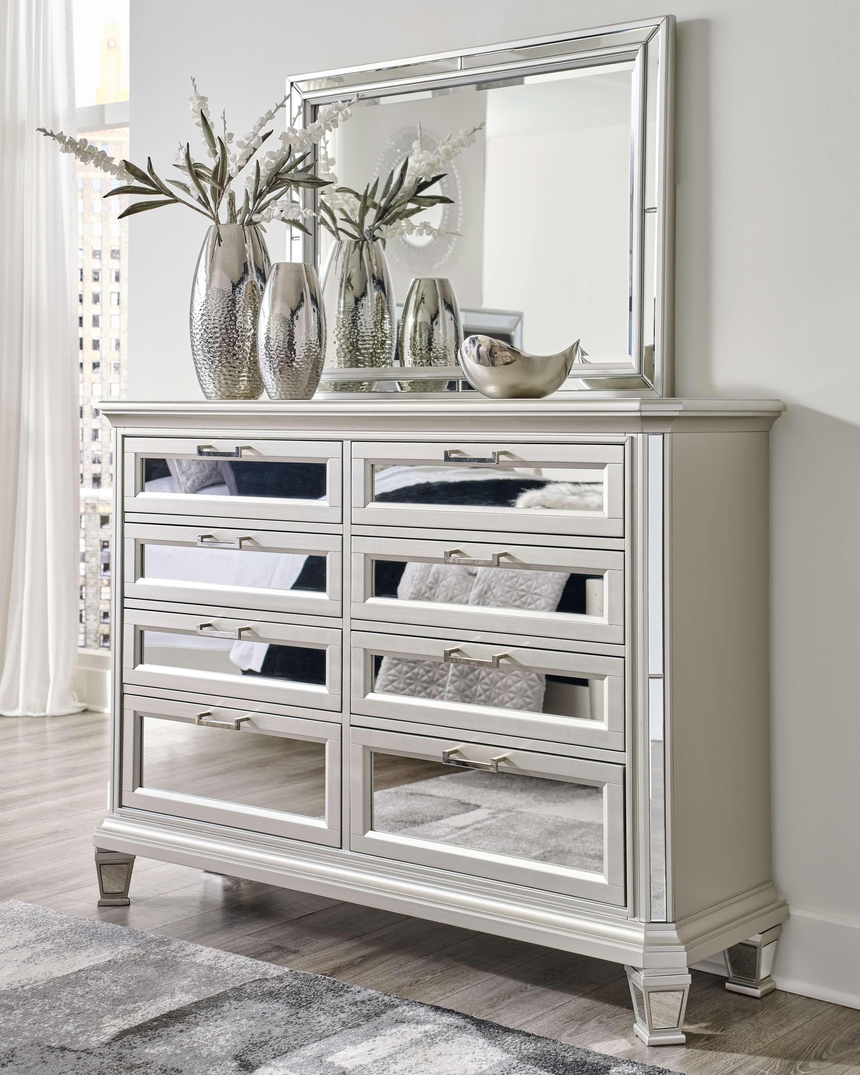 Ashley Bedroom Dresser and Mirror B758-31-36