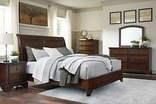 Ashley Bedroom 5 Piece California King Sleigh Bed Set B767-31-36-46-78-95