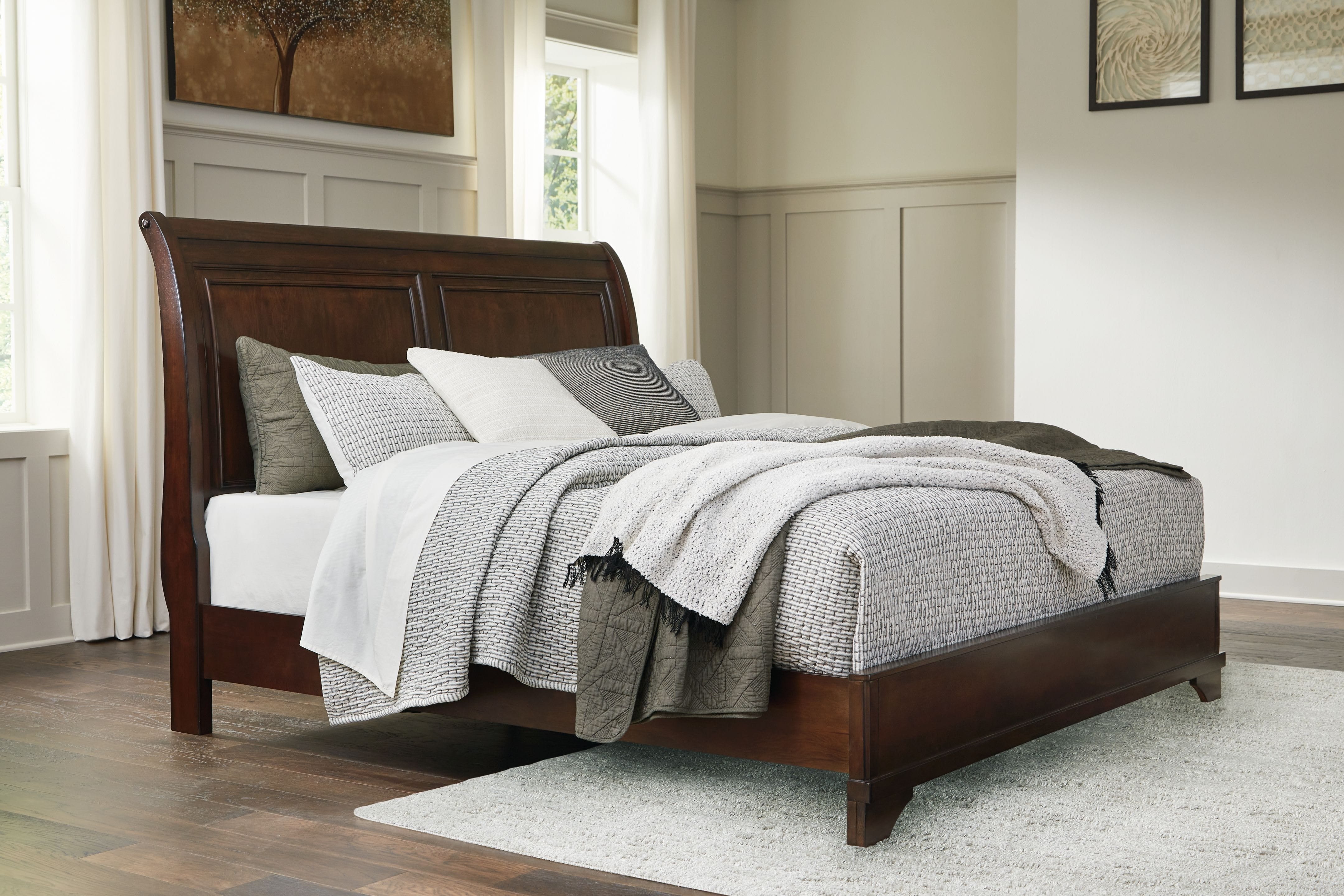 Ashley Bedroom King Sleigh Bed B767-78-76