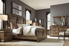 Ashley Bedroom 5 Piece Queen Panel Bed Set B770-31-36-57-54-96