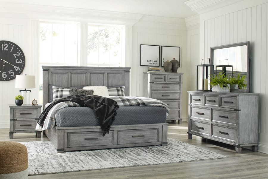 Ashley Bedroom 5 Piece California King Storage Bed Set B772-31-36-58-56S-94