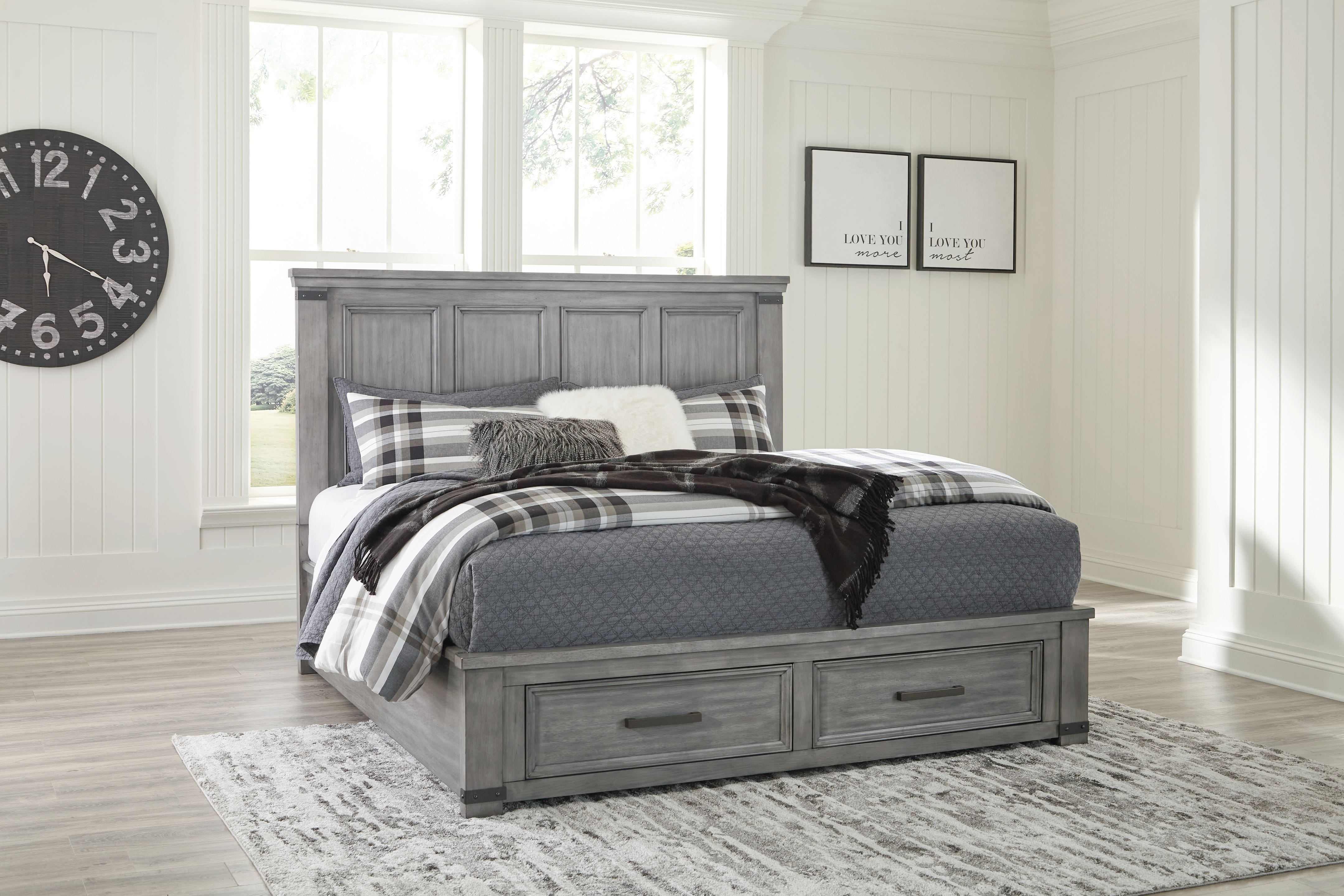 Ashley Bedroom California King Storage Bed B772-58...