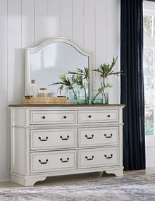 Ashley Bedroom Dresser And Mirror B773-31-36
