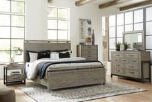 Ashley Bedroom 7 Piece King Panel Bedroom Set B774-31-36-58-56-97-92-2