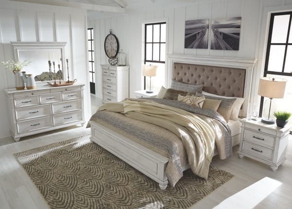 Ashley Bedroom 8 Piece Queen Upholstered Bedroom Set B777-31-36-46-157-54-96-93-2