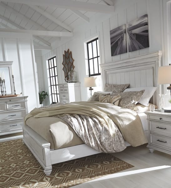 Ashley Bedroom 6 Piece King Panel Bedroom Set B777-31-36-46-58-56-97