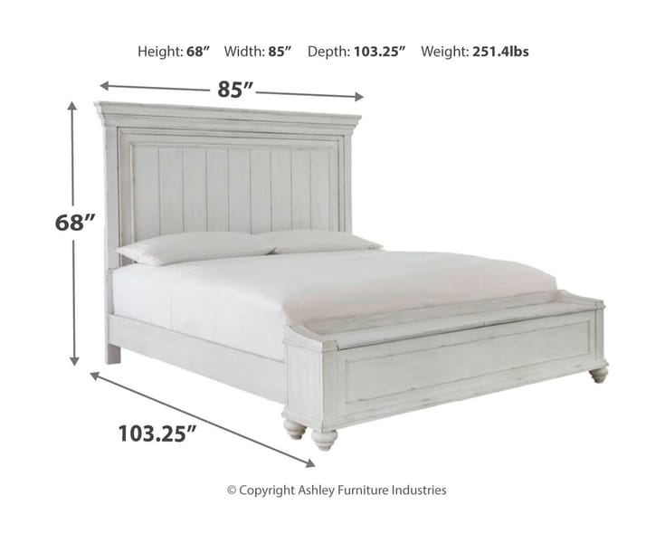 Ashley Bedroom 6 Piece California King Panel Bedroom Set B777-31-36-46-58-56S-94