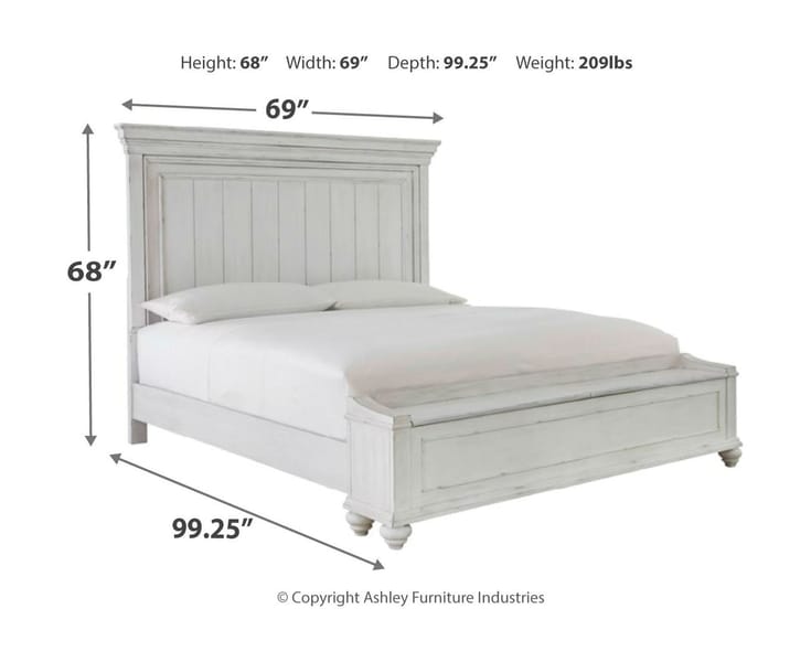 Ashley Bedroom Queen Panel Bed with Storage Bench B777-57-54S-96