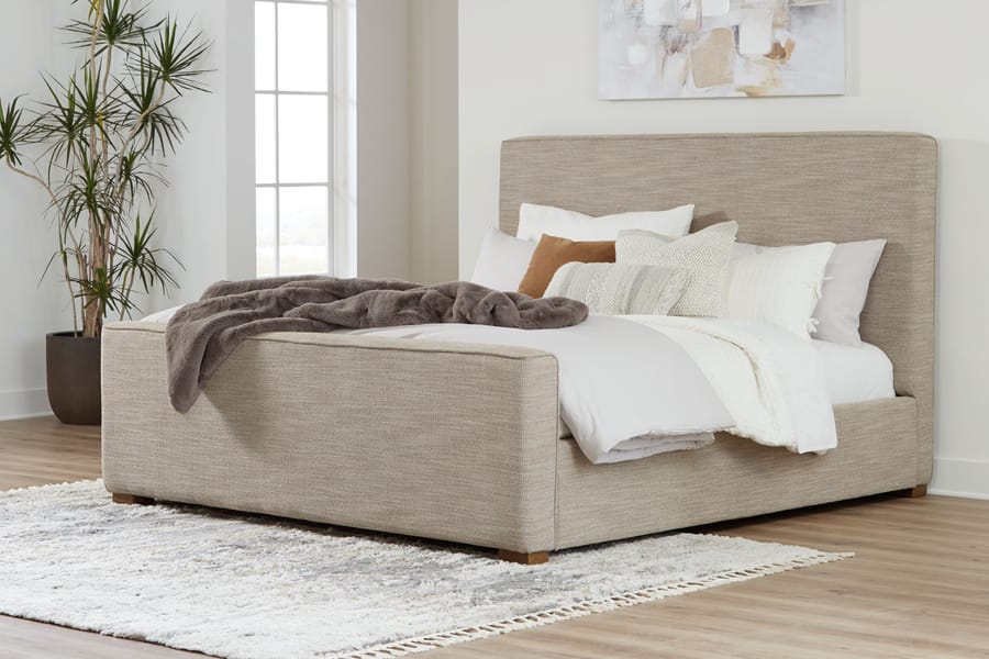 Ashley Bedroom 7 Piece Queen Upholstered Bed Set B783-31-36-46-81-97-93-2