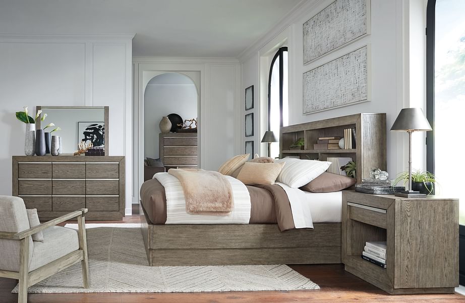Ashley Bedroom 5 Piece King Bookcase Bed Set B970-31-36-46-78-76