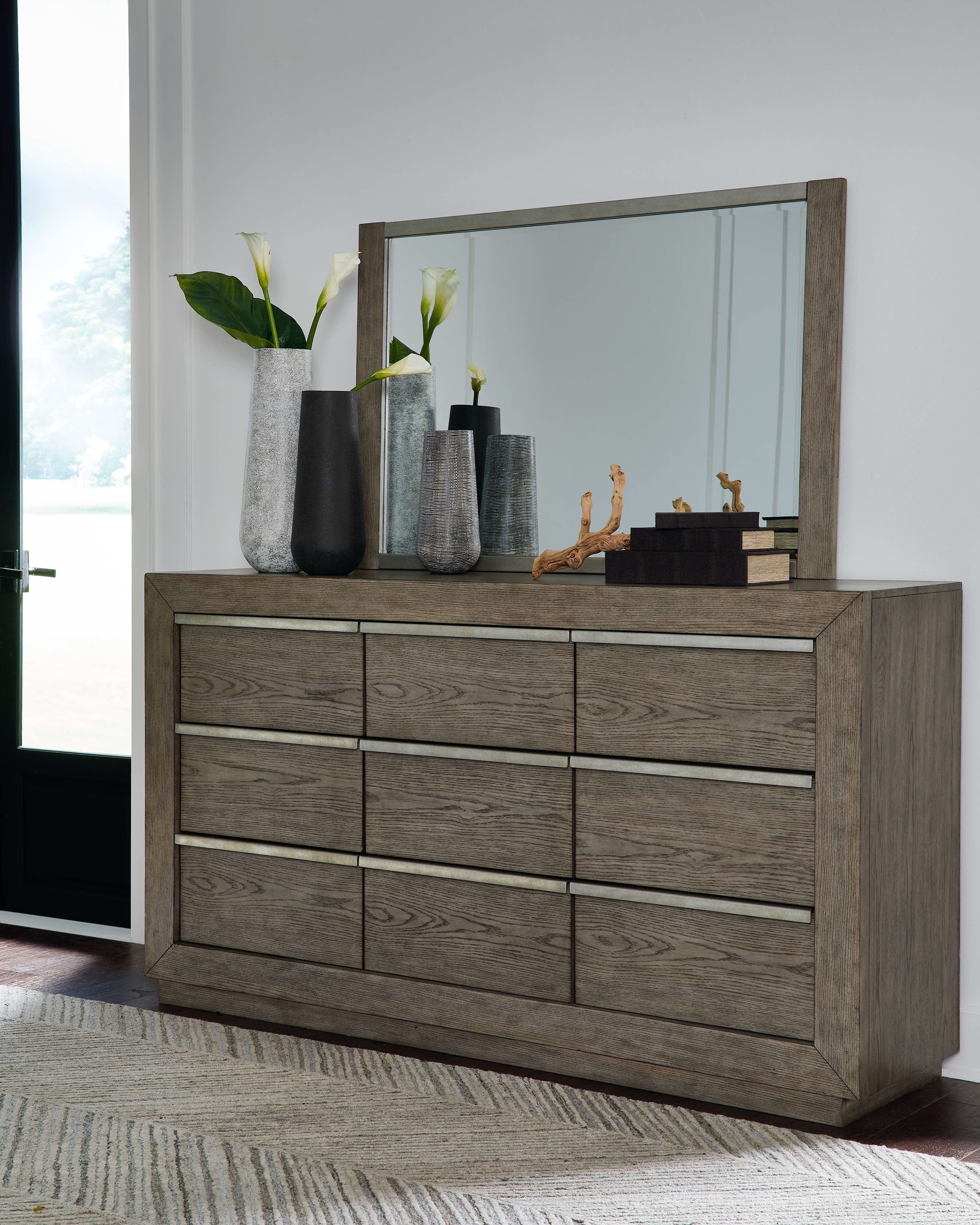 Ashley Bedroom Dresser and Mirror B970-31-36