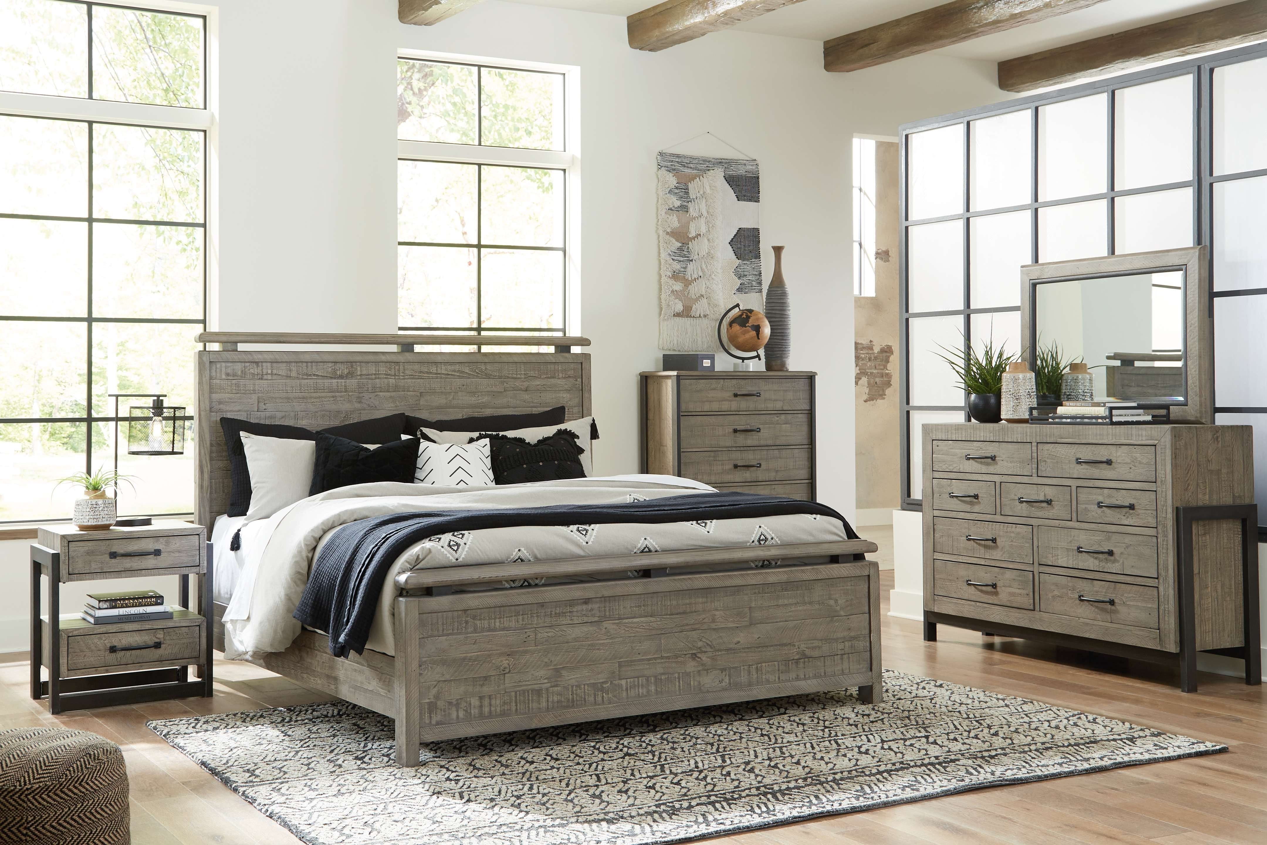 Ashley Bedroom 8 Piece King Panel Bed Set B774-31-36-46-58-56-97-92-2