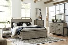 Ashley Bedroom 8 Piece King Panel Bed Set B774-31-36-46-58-56-97-92-2
