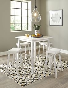 Ashley Dining Room 5 Piece Square Counter Table Set D242-13-024